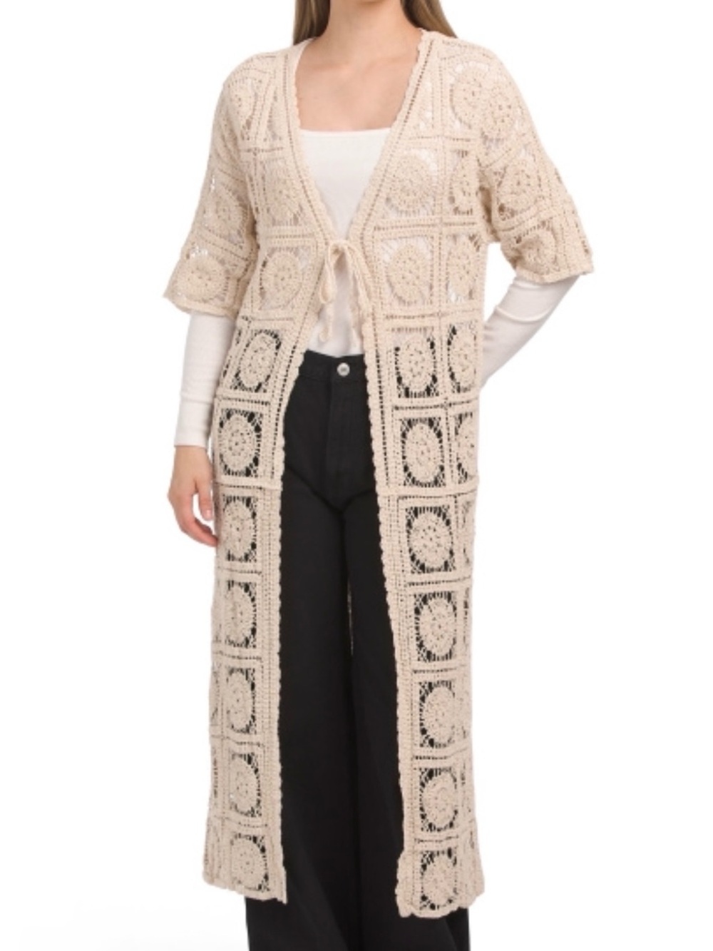 Lulla Collection by Bindya Crochet Kimono